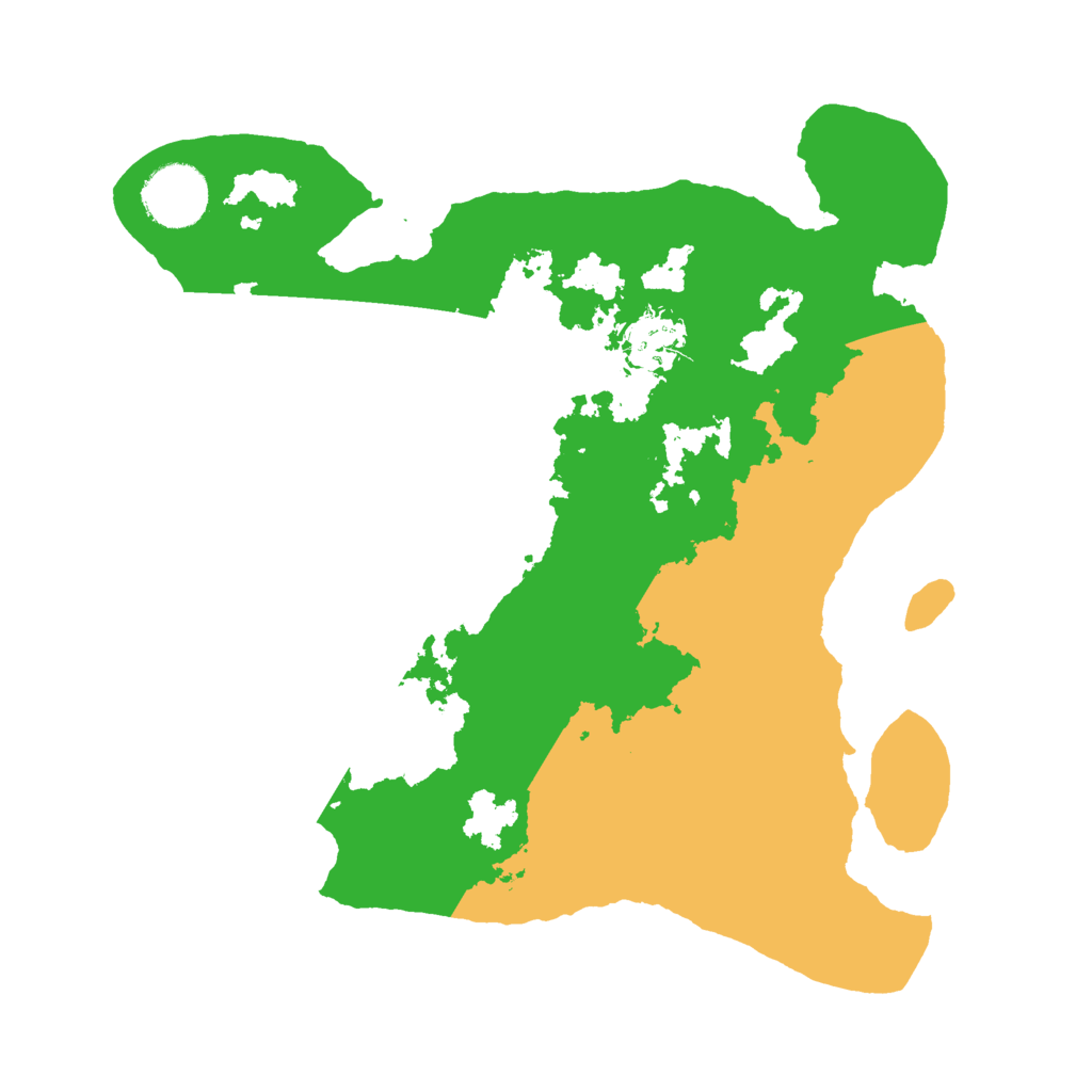 Biome Rust Map: Barren, Size: 3000, Seed: 1786113996