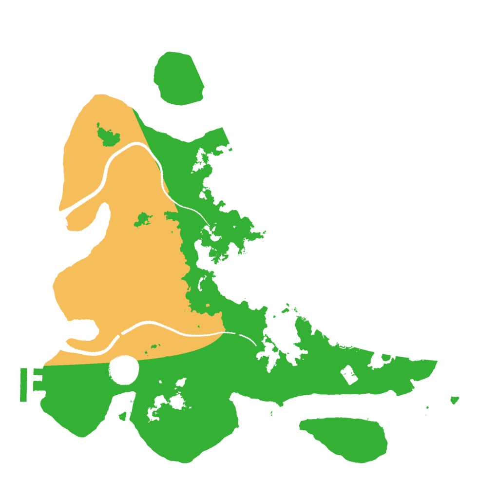 Biome Rust Map: Procedural Map, Size: 3000, Seed: 423607367