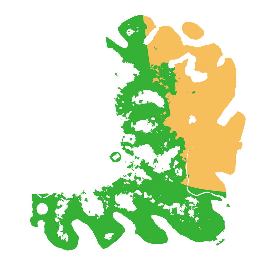 Biome Rust Map: Procedural Map, Size: 4100, Seed: 59443491