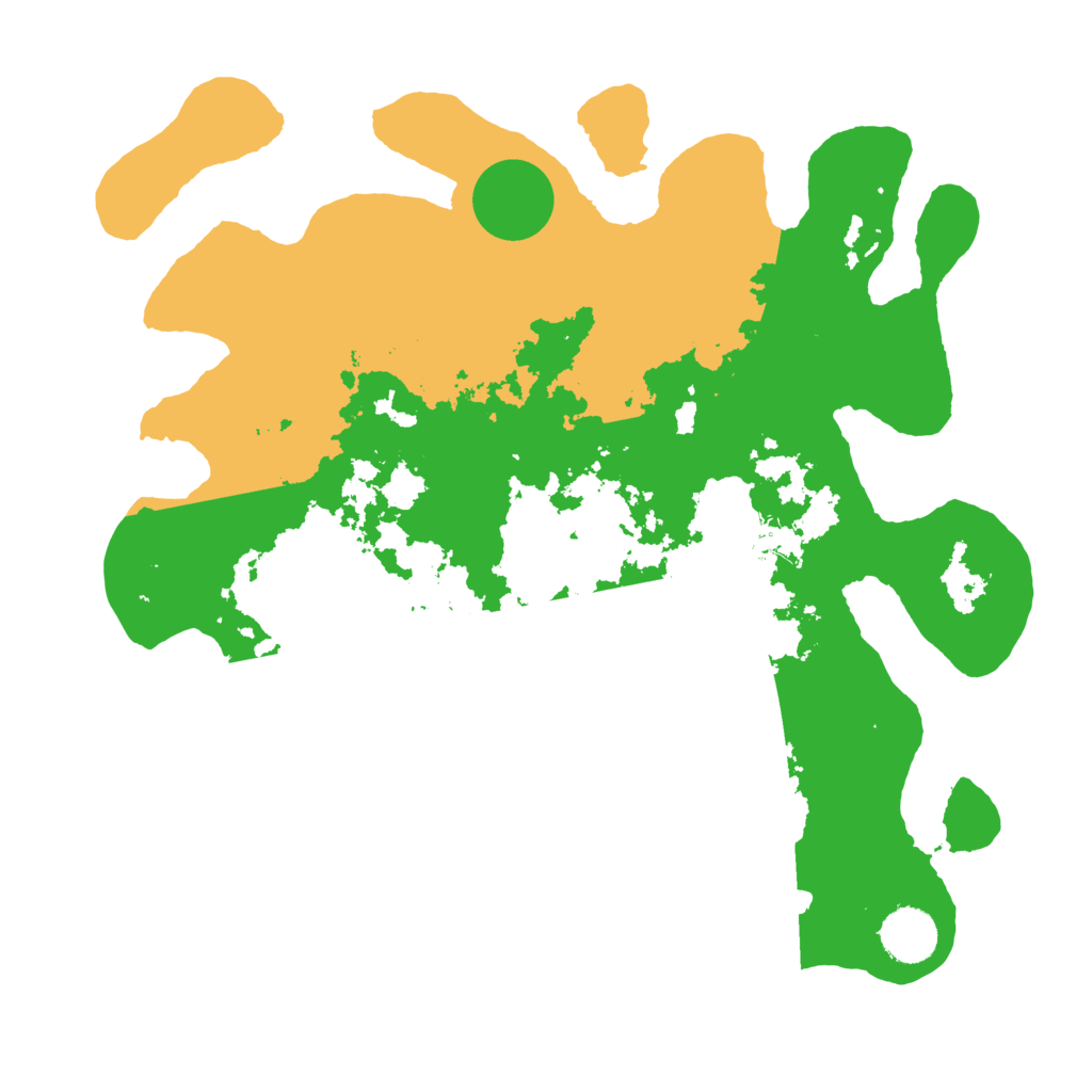 Biome Rust Map: Barren, Size: 3550, Seed: 553332