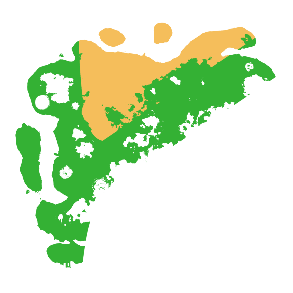 Biome Rust Map: Procedural Map, Size: 3600, Seed: 90881228