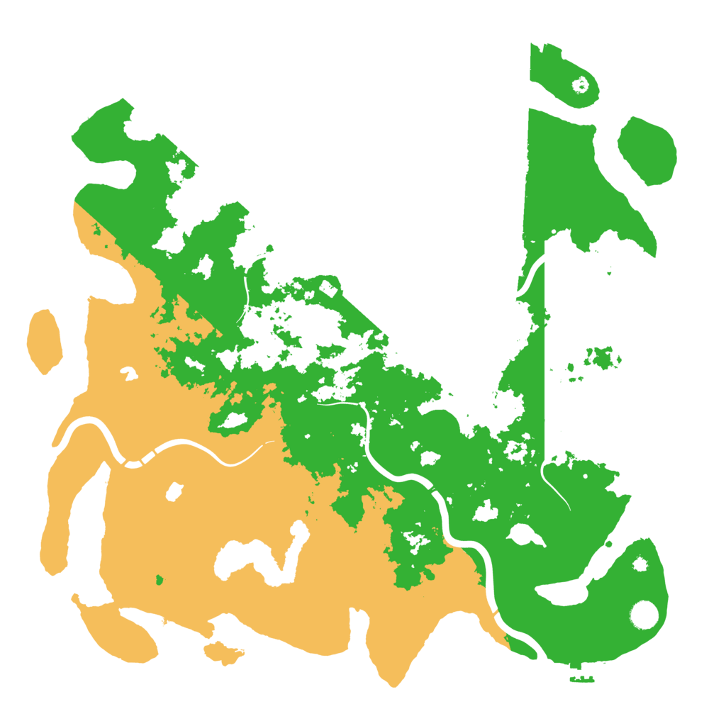 Biome Rust Map: Procedural Map, Size: 4500, Seed: 1292297591