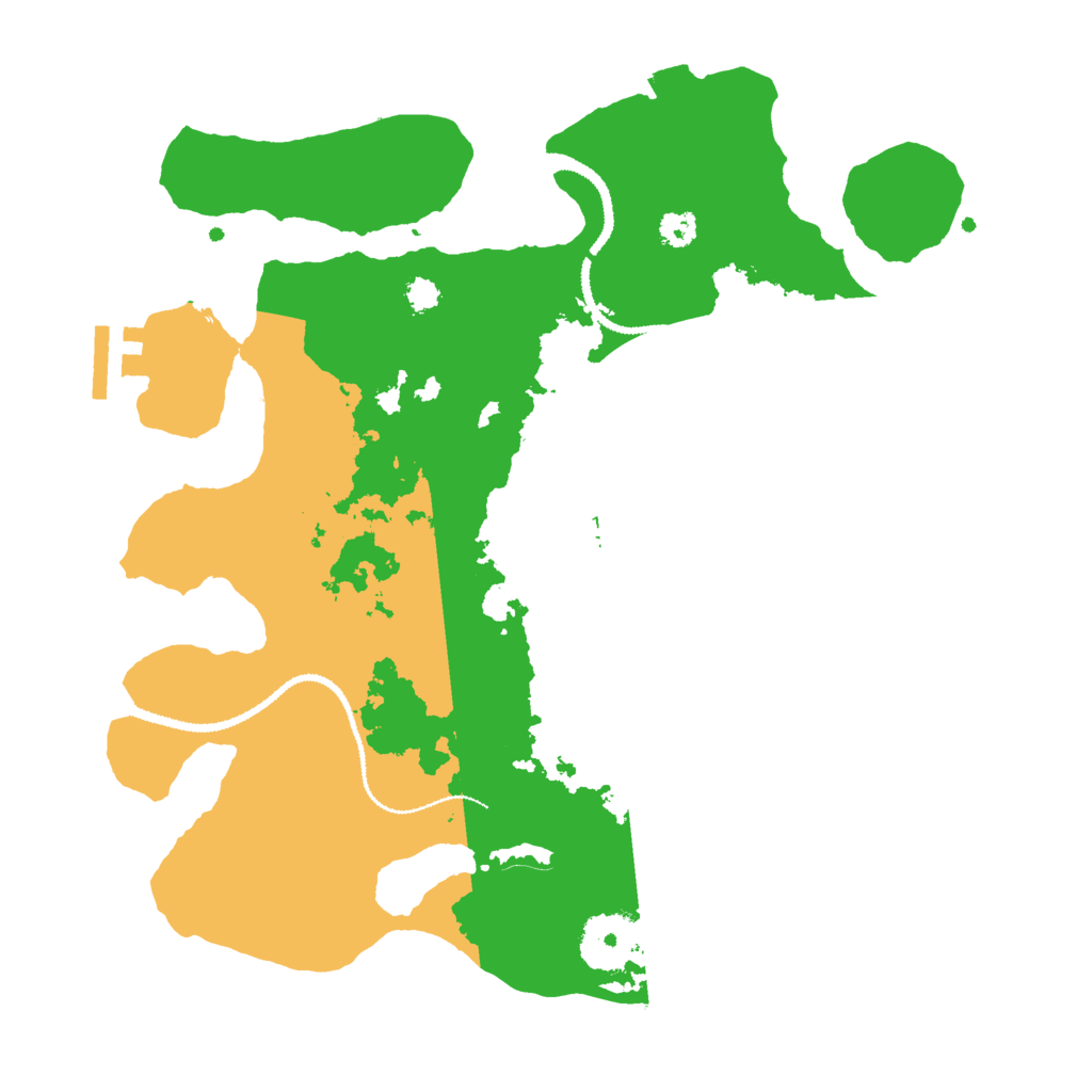 Biome Rust Map: Procedural Map, Size: 3000, Seed: 690586485