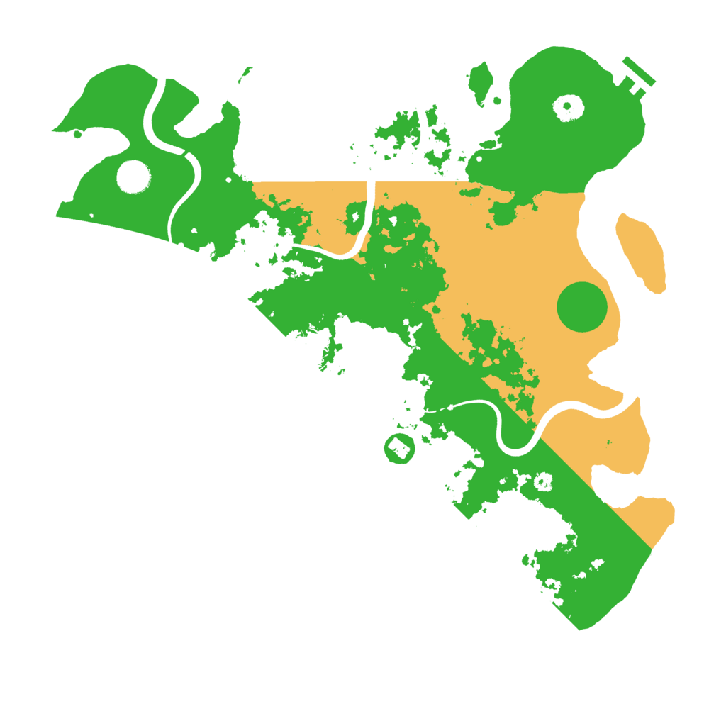 Biome Rust Map: Procedural Map, Size: 3800, Seed: 1656470957