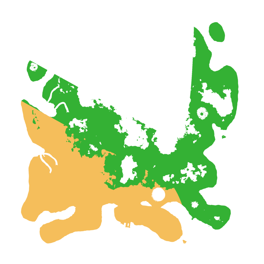 Biome Rust Map: Procedural Map, Size: 3500, Seed: 33416547