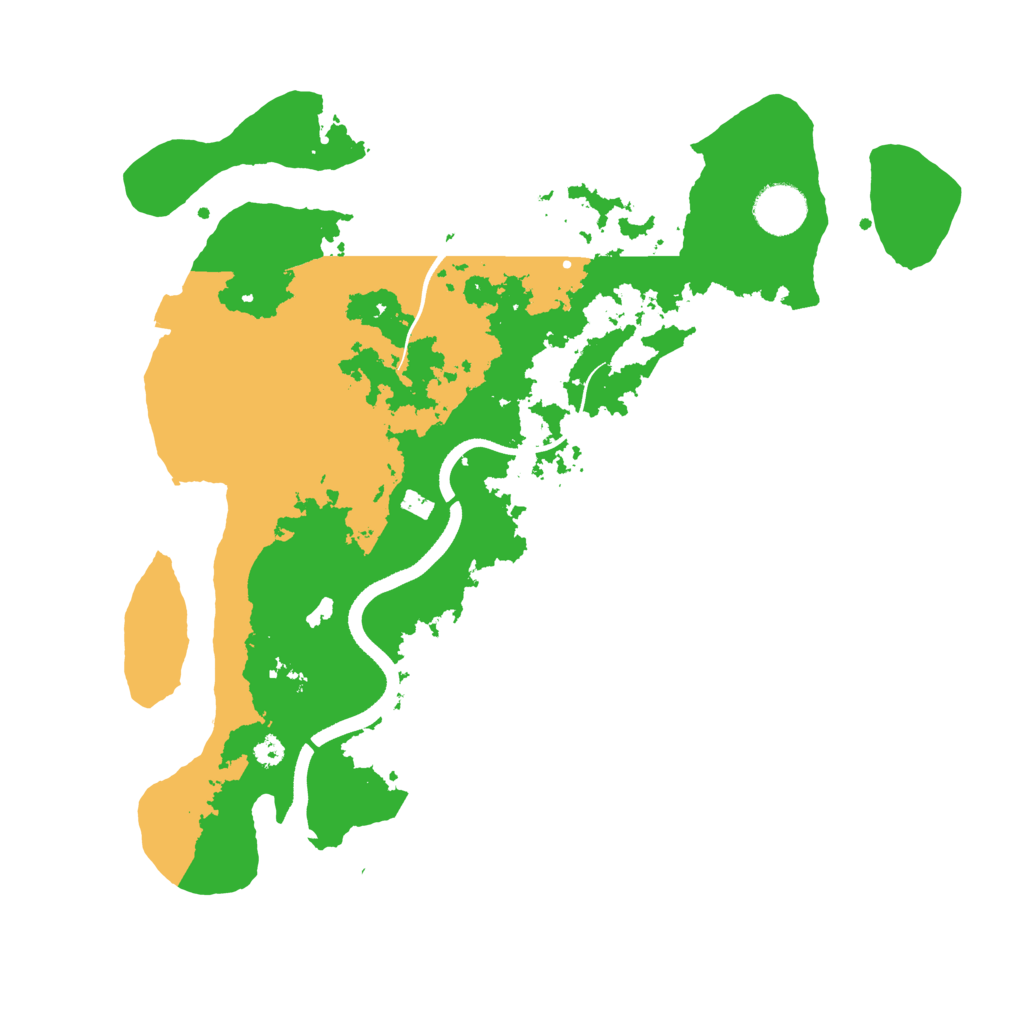 Biome Rust Map: Procedural Map, Size: 3500, Seed: 81046212