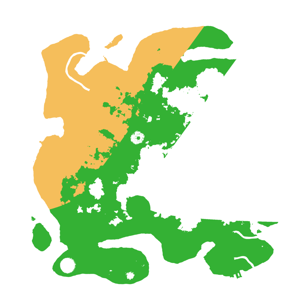 Biome Rust Map: Procedural Map, Size: 3500, Seed: 831296842