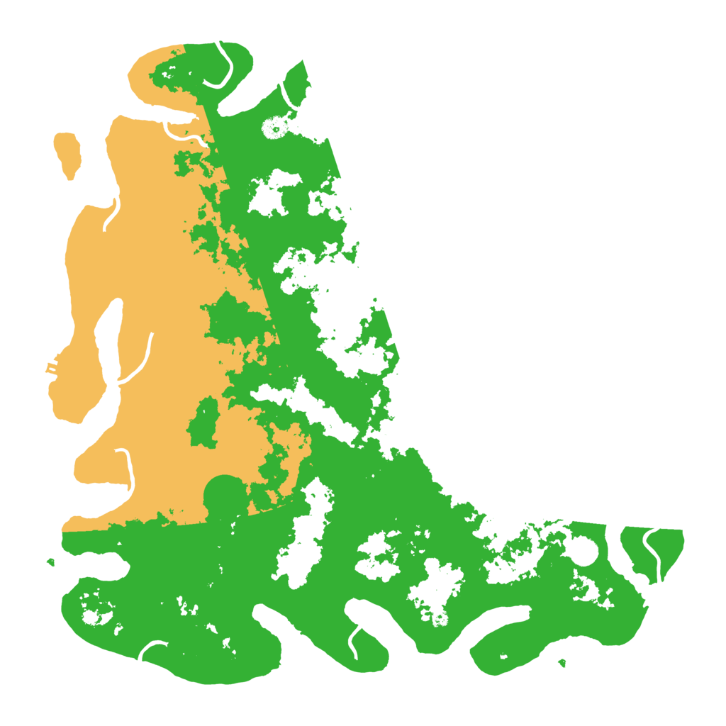 Biome Rust Map: Procedural Map, Size: 4500, Seed: 1462384623