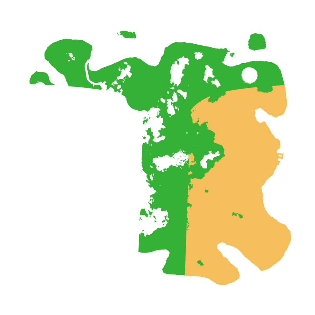 Biome Rust Map: Procedural Map, Size: 3500, Seed: 1497478146