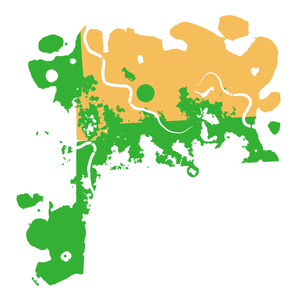 Biome Rust Map: Procedural Map, Size: 4500, Seed: 72108216