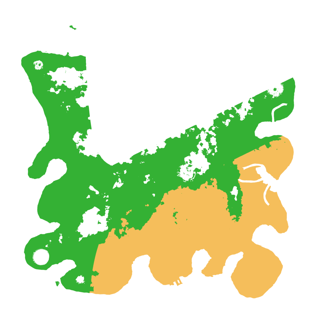 Biome Rust Map: Procedural Map, Size: 3500, Seed: 514967045