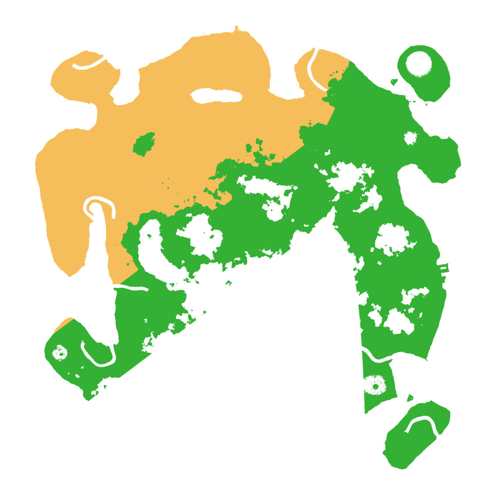 Biome Rust Map: Procedural Map, Size: 3500, Seed: 14974213