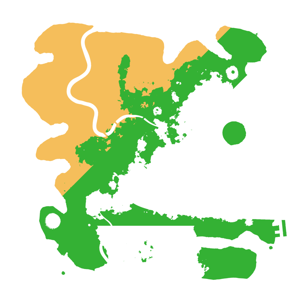 Biome Rust Map: Procedural Map, Size: 3500, Seed: 488482745
