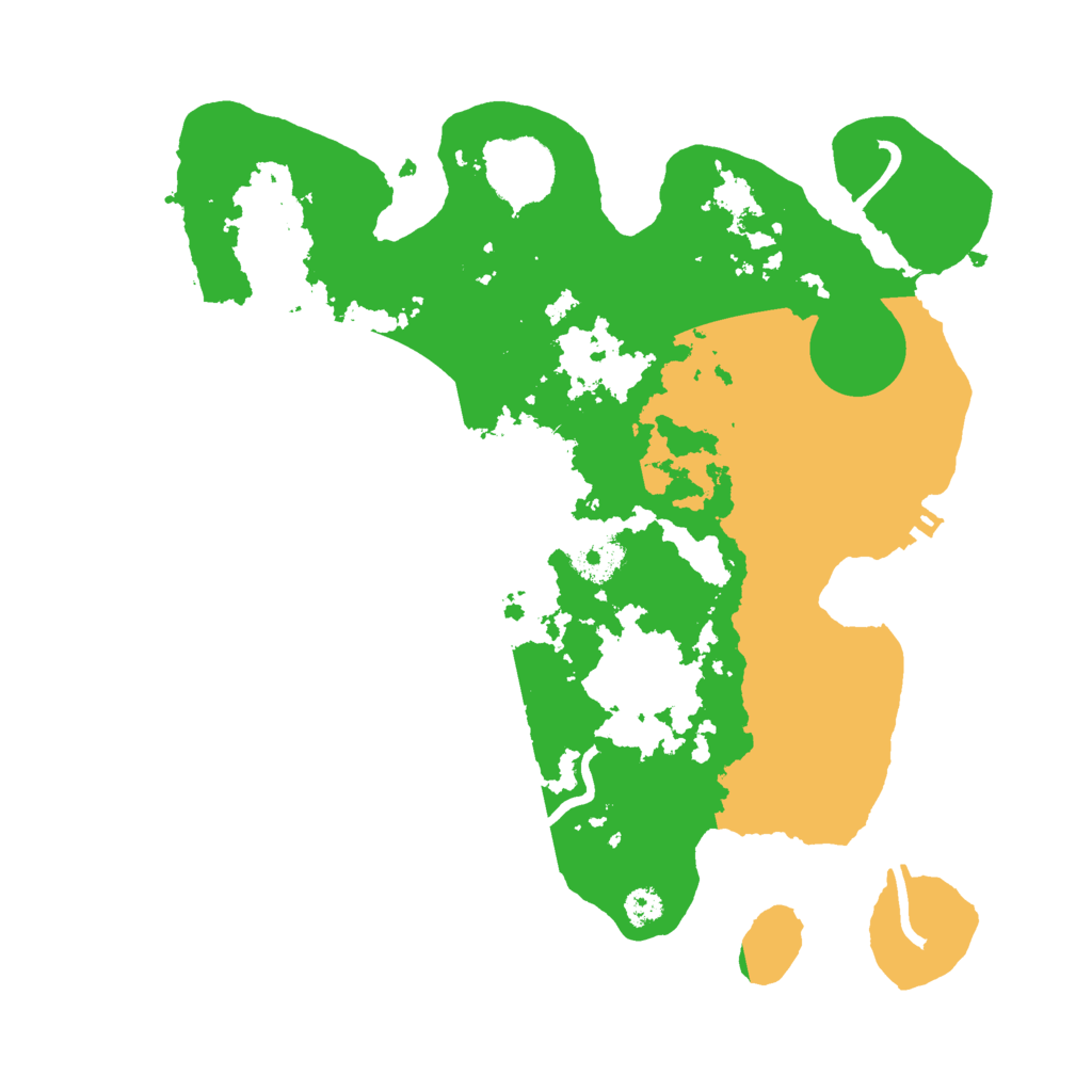 Biome Rust Map: Procedural Map, Size: 3000, Seed: 79319