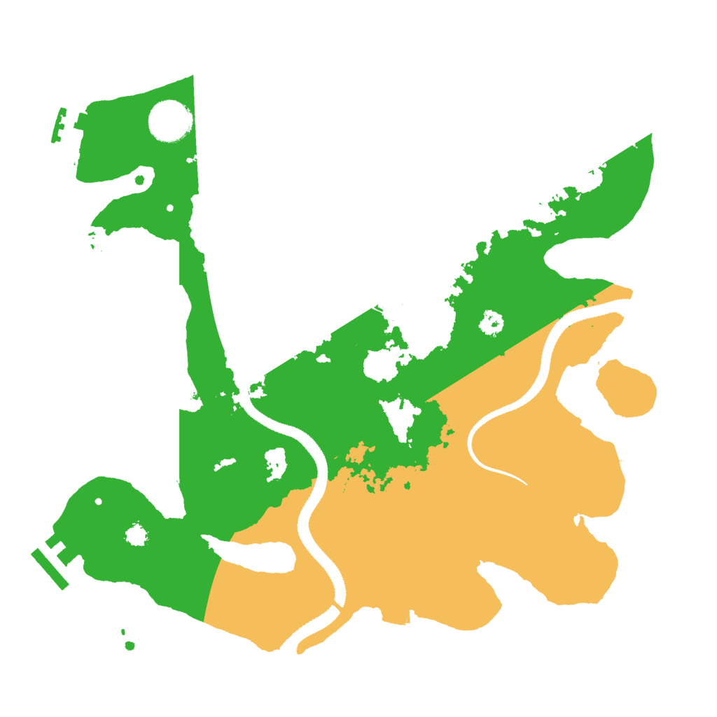 Biome Rust Map: Procedural Map, Size: 3000, Seed: 1365653629