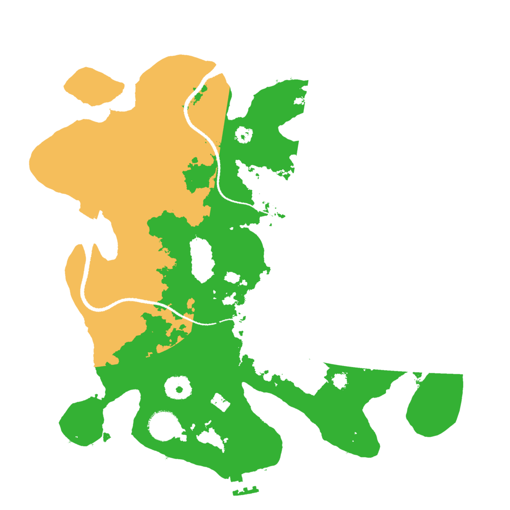 Biome Rust Map: Procedural Map, Size: 3000, Seed: 501864392