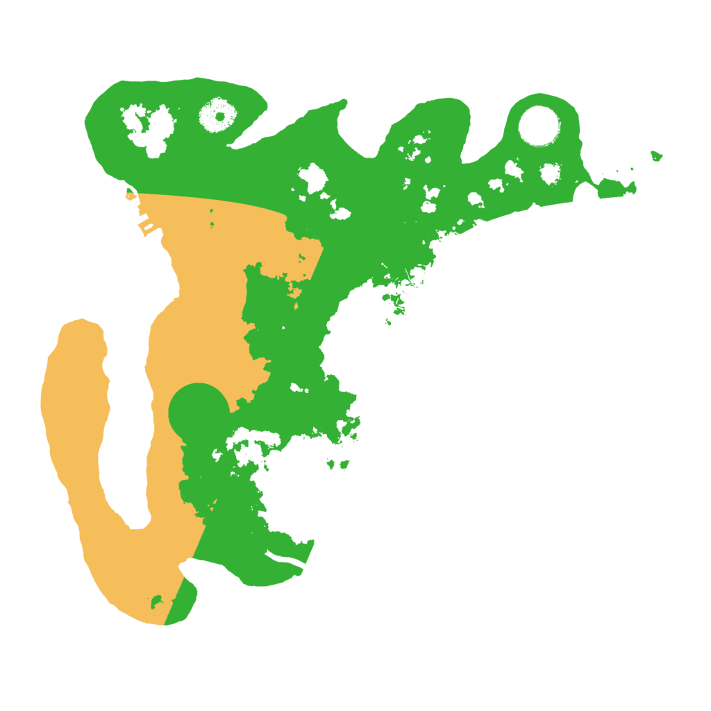 Biome Rust Map: Procedural Map, Size: 3100, Seed: 49017