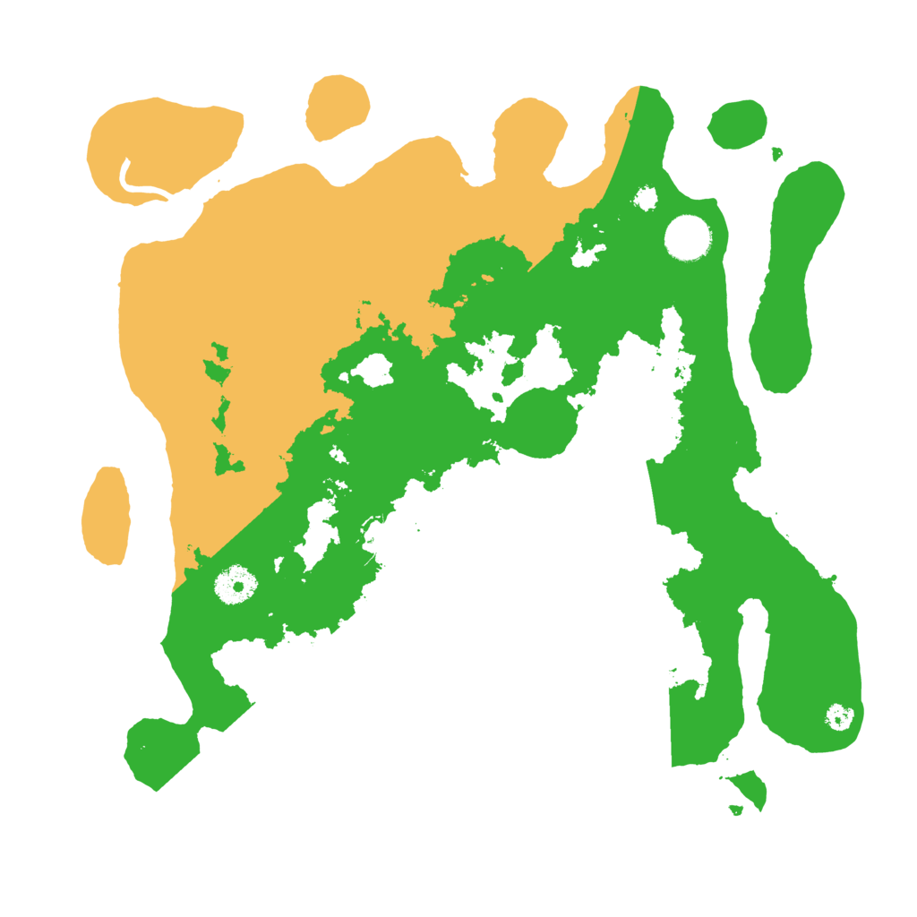Biome Rust Map: Procedural Map, Size: 3500, Seed: 39287129