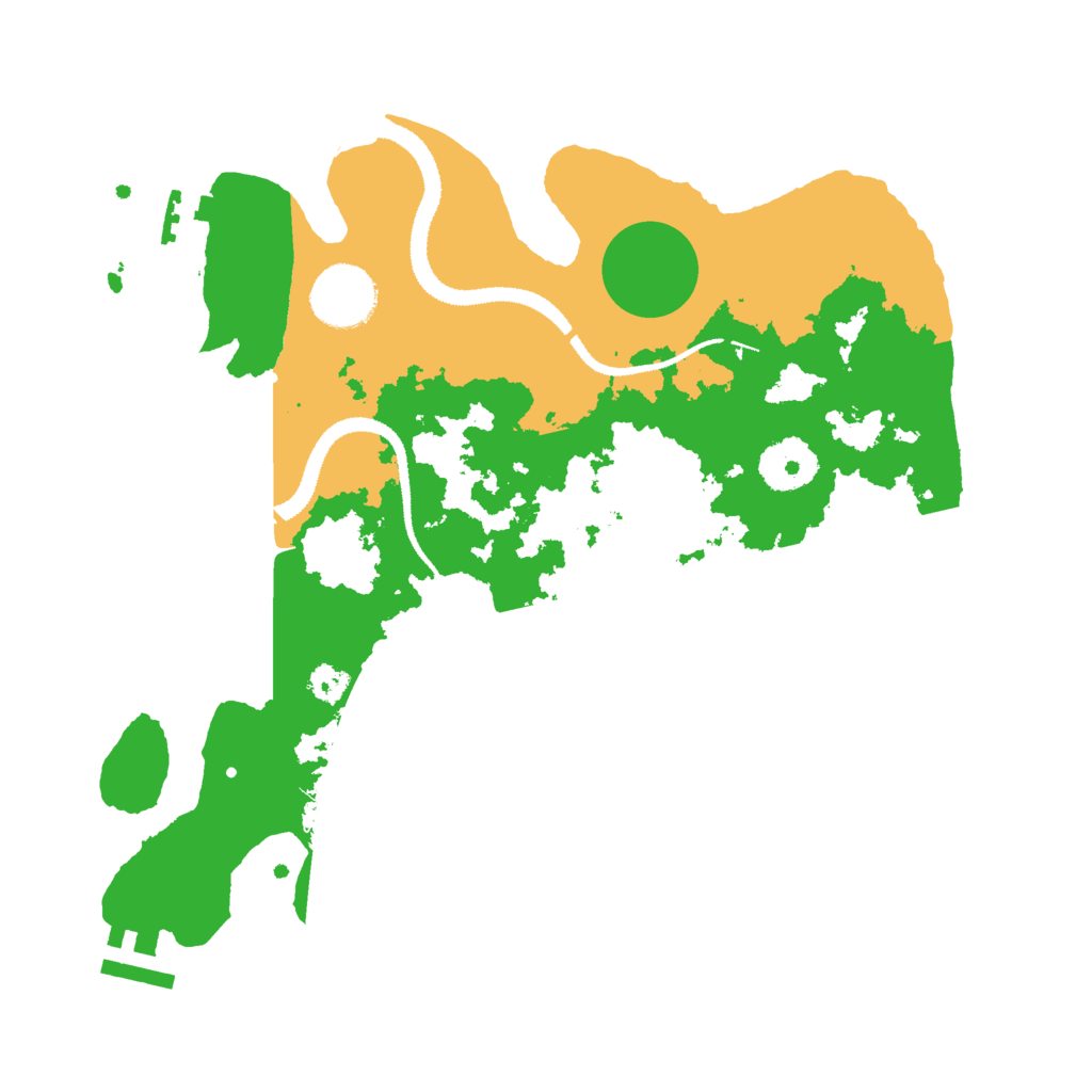 Biome Rust Map: Procedural Map, Size: 3000, Seed: 102528722