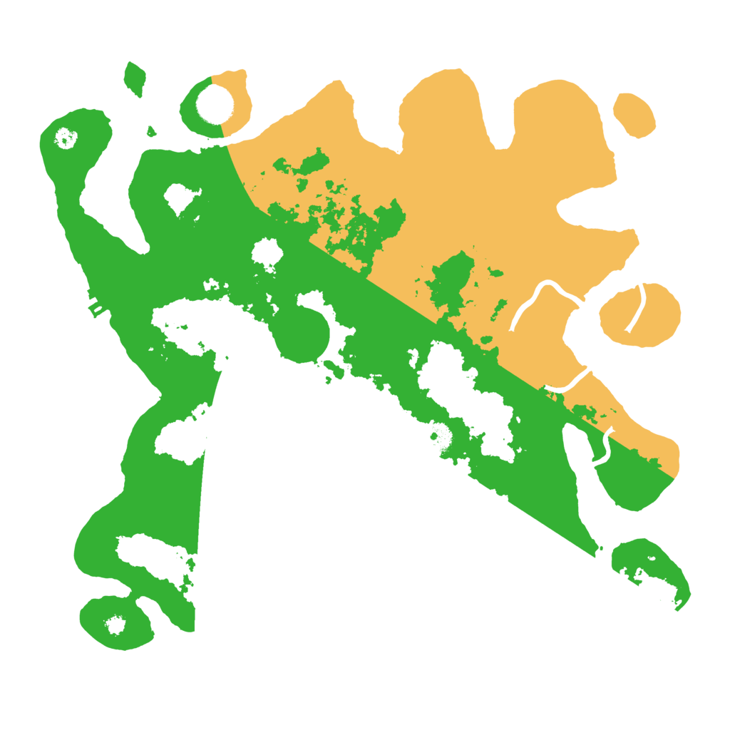 Biome Rust Map: Procedural Map, Size: 3500, Seed: 1304291659