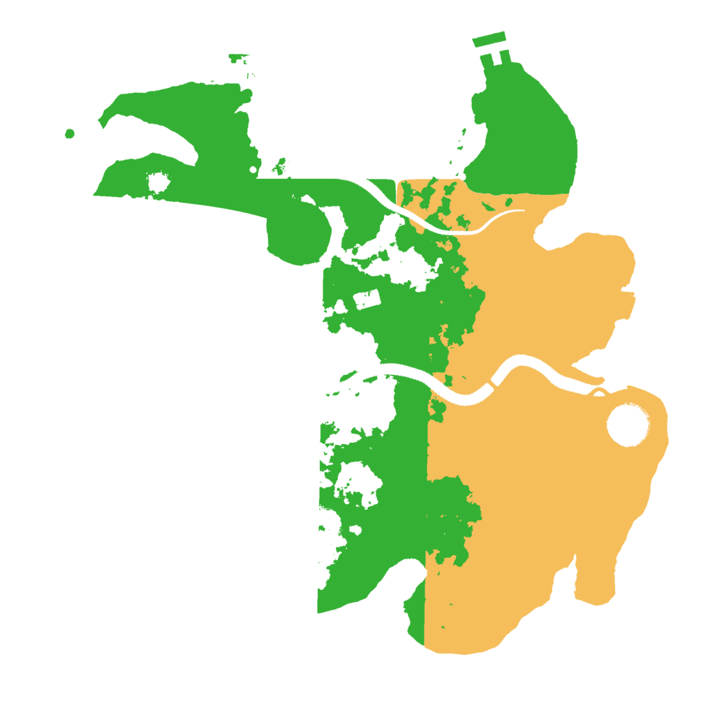 Biome Rust Map: Procedural Map, Size: 3000, Seed: 1623310