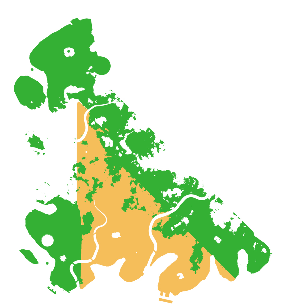 Biome Rust Map: Procedural Map, Size: 4500, Seed: 1066487568