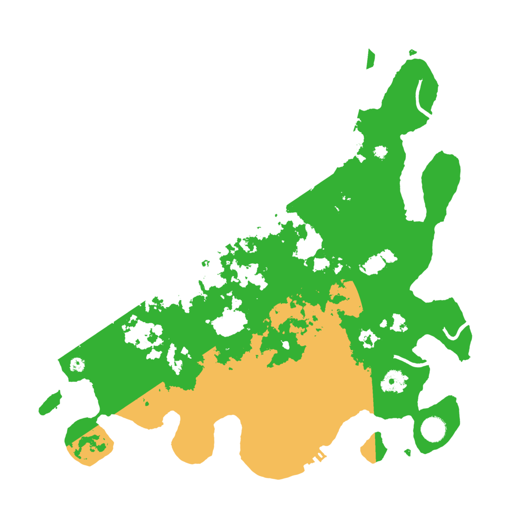 Biome Rust Map: Procedural Map, Size: 3600, Seed: 20230228