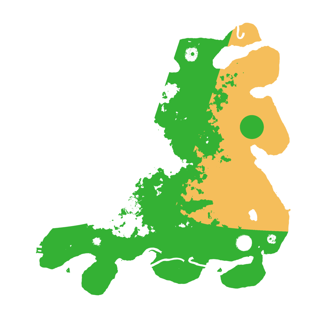 Biome Rust Map: Procedural Map, Size: 3500, Seed: 1983