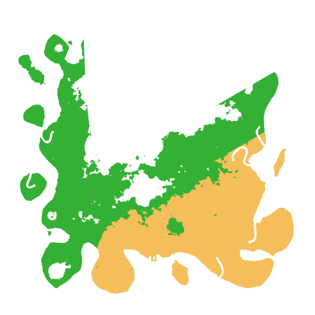 Biome Rust Map: Procedural Map, Size: 3500, Seed: 1626362516
