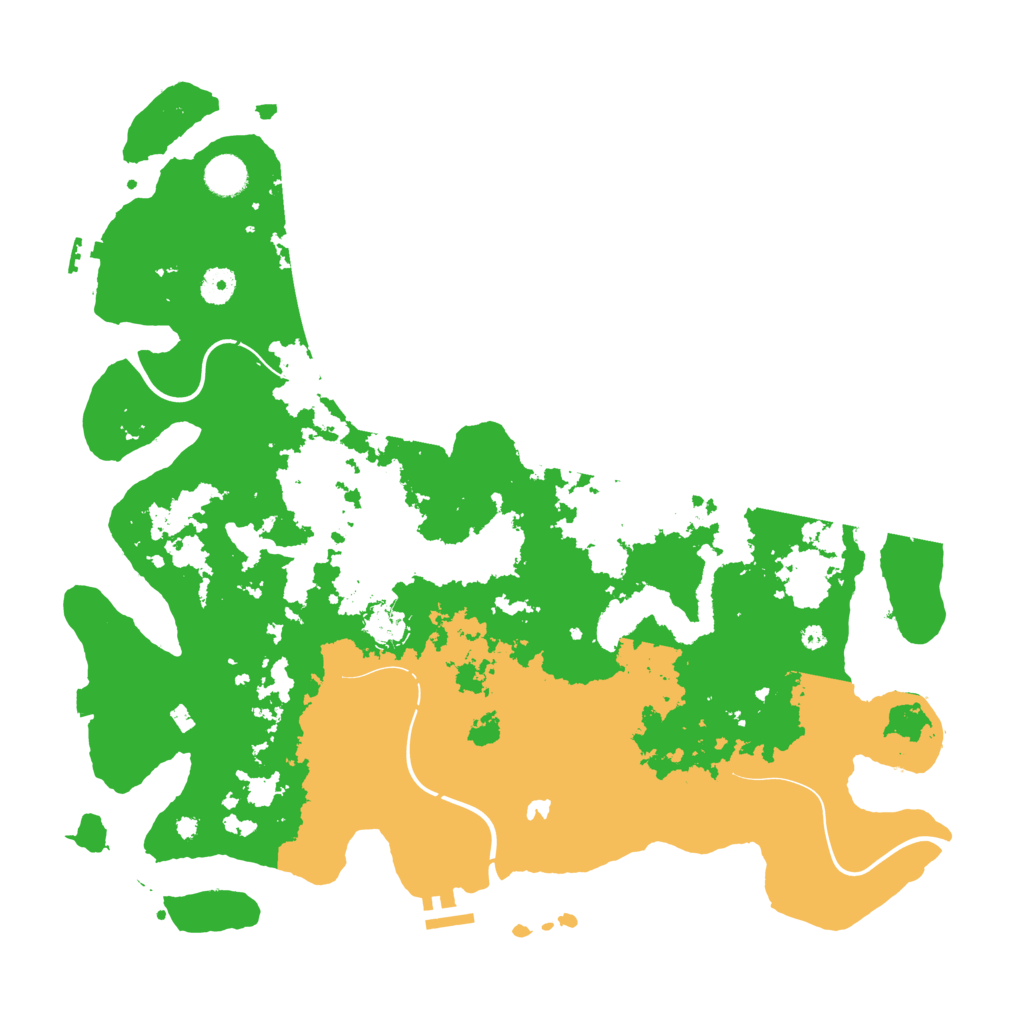 Biome Rust Map: Procedural Map, Size: 4250, Seed: 999907273