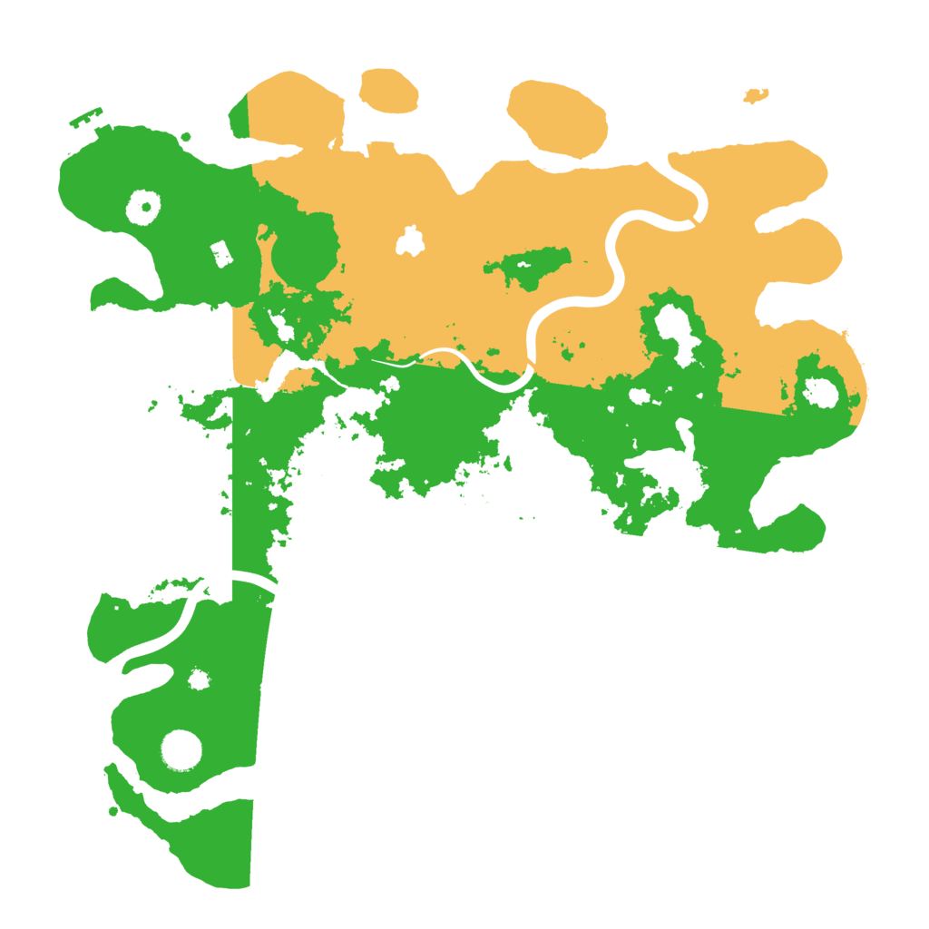 Biome Rust Map: Procedural Map, Size: 4000, Seed: 72457