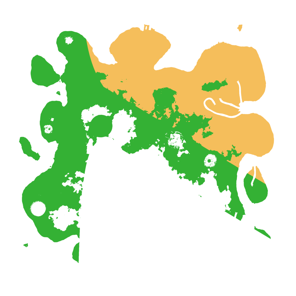 Biome Rust Map: Procedural Map, Size: 3500, Seed: 533283