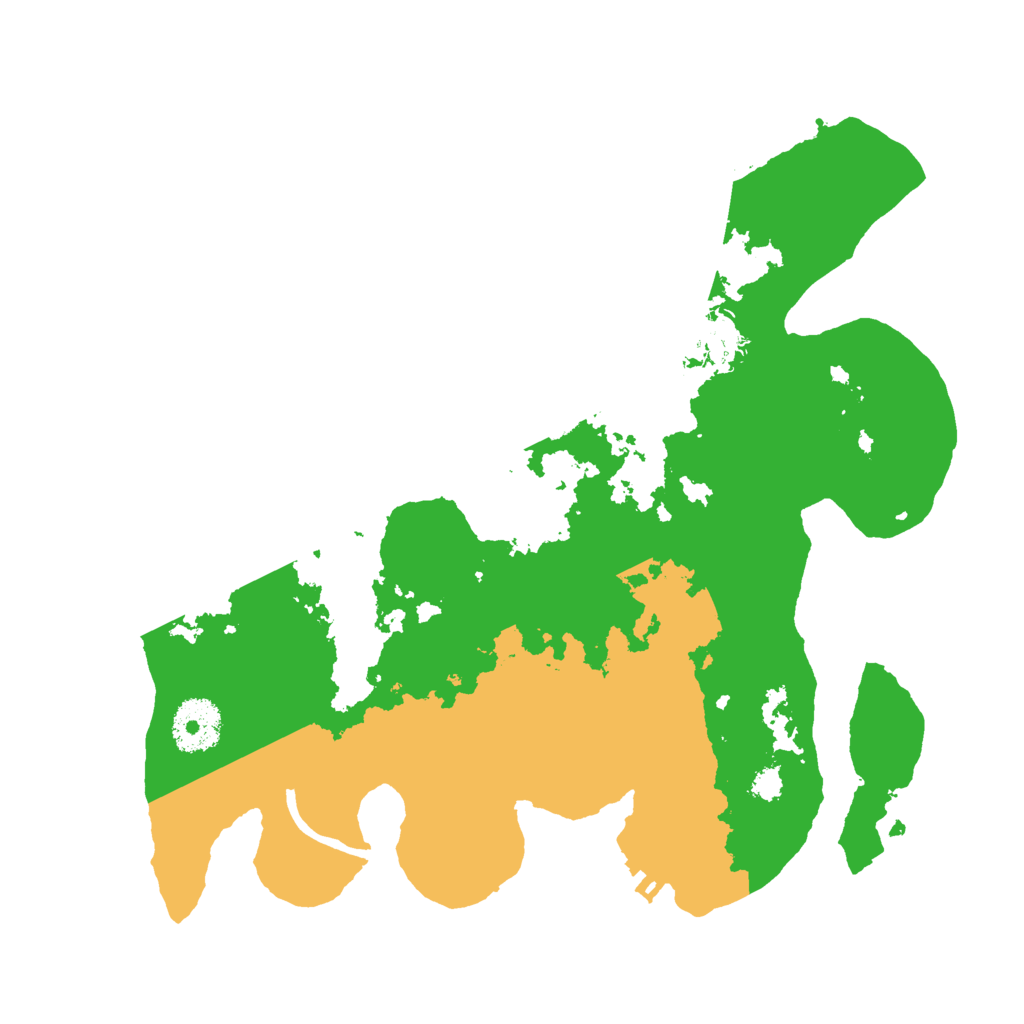 Biome Rust Map: Procedural Map, Size: 3000, Seed: 656565