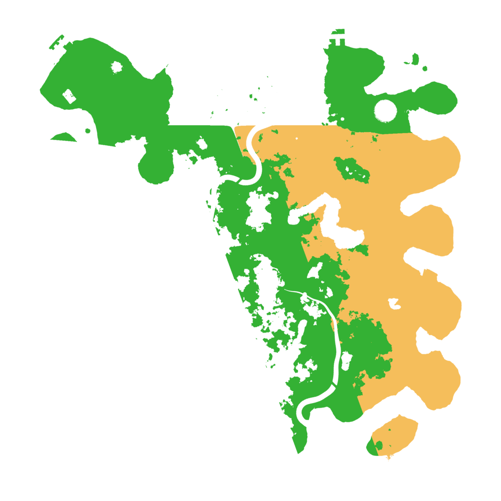 Biome Rust Map: Procedural Map, Size: 4001, Seed: 1189207366