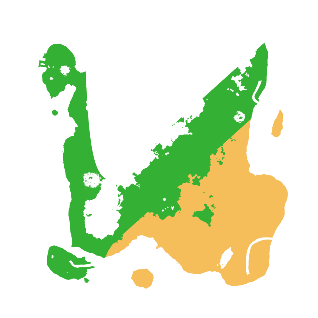 Biome Rust Map: Procedural Map, Size: 3000, Seed: 1238796