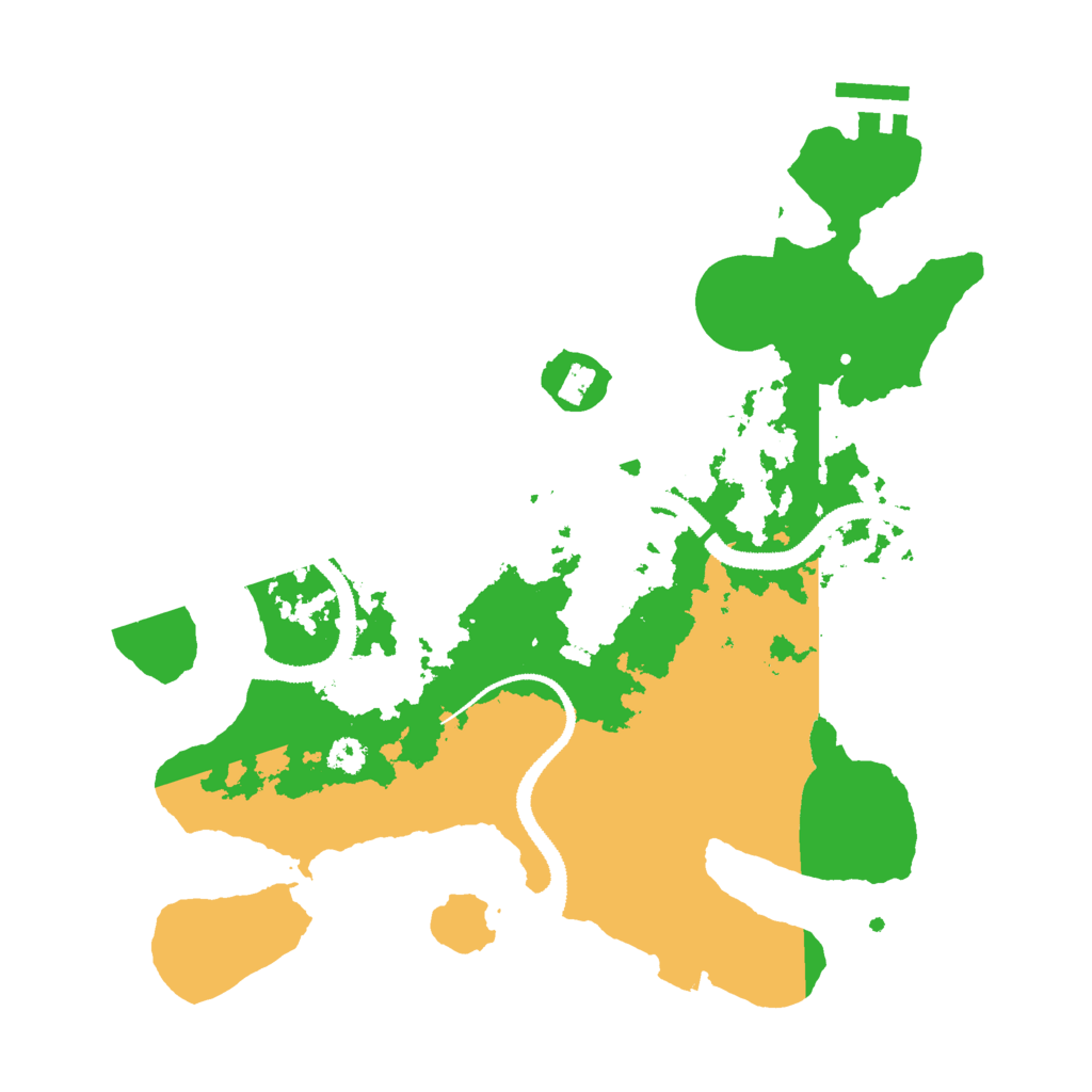 Biome Rust Map: Procedural Map, Size: 3000, Seed: 76895237