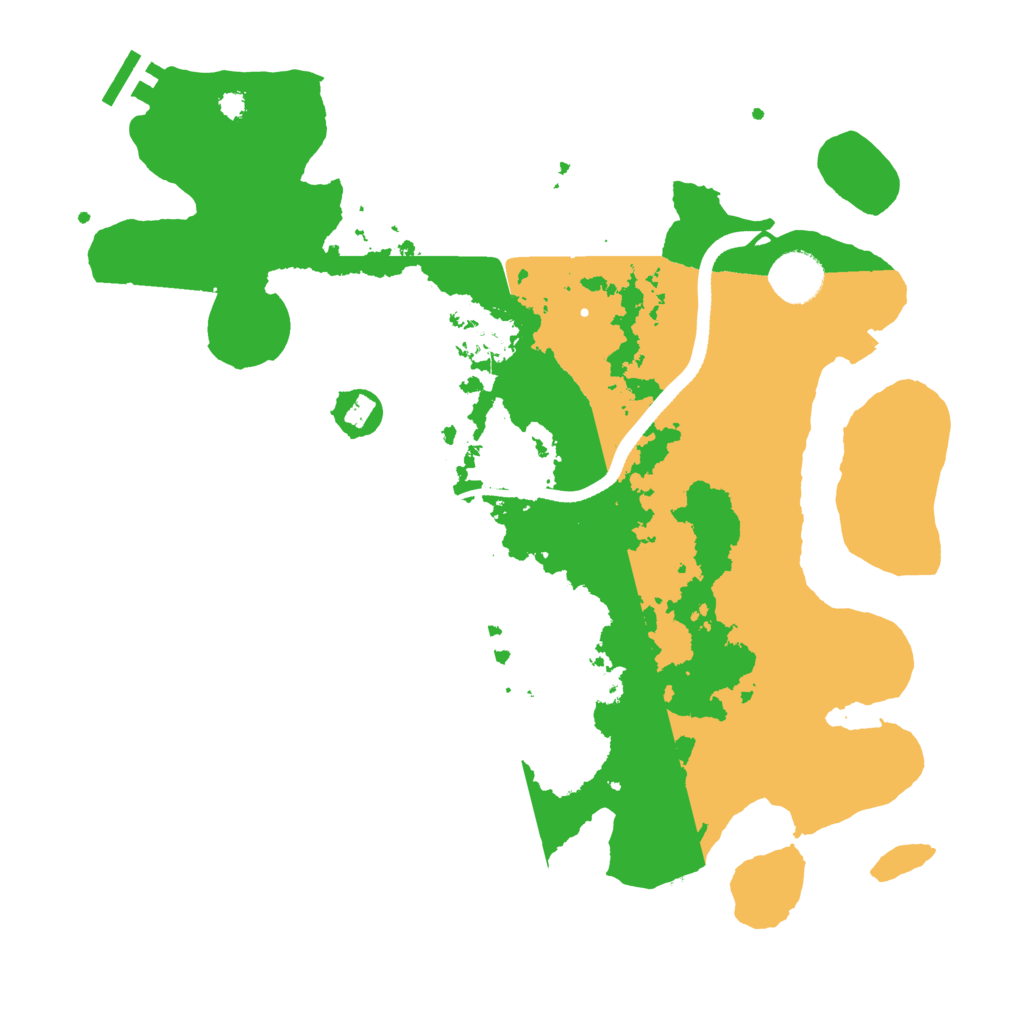 Biome Rust Map: Procedural Map, Size: 3500, Seed: 1865471025