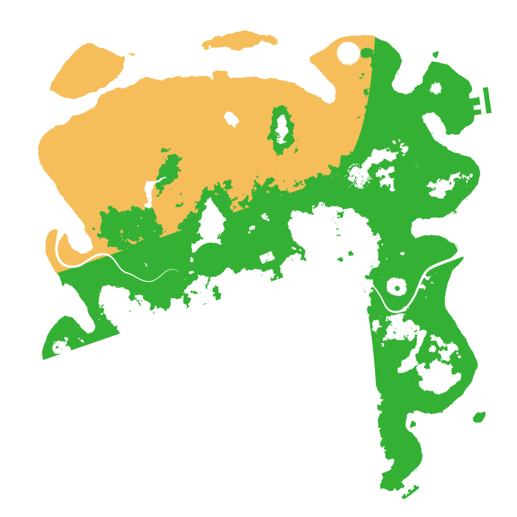 Biome Rust Map: Procedural Map, Size: 4000, Seed: 5174860