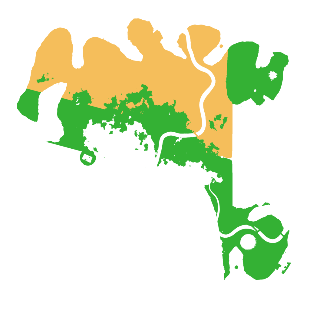 Biome Rust Map: Procedural Map, Size: 3500, Seed: 865594005