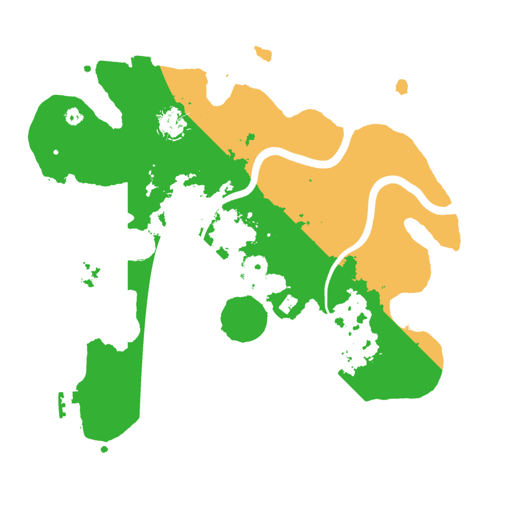 Biome Rust Map: Procedural Map, Size: 3000, Seed: 1352588311