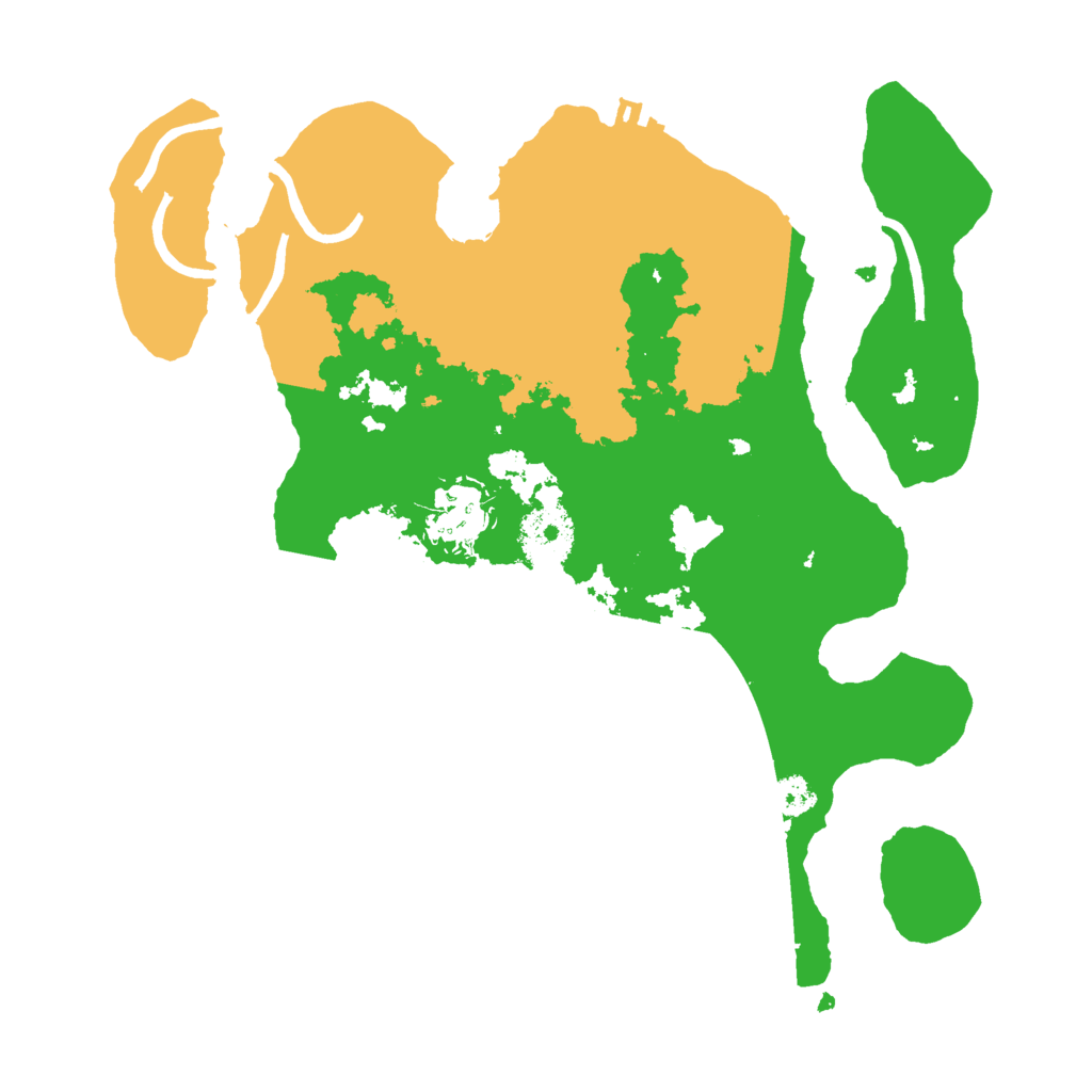 Biome Rust Map: Procedural Map, Size: 2850, Seed: 6738