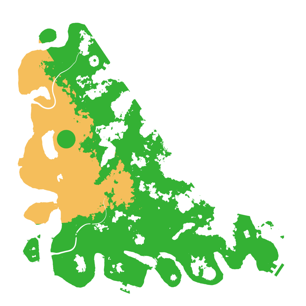 Biome Rust Map: Procedural Map, Size: 4375, Seed: 384418026