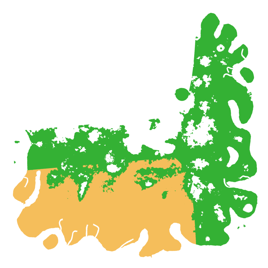 Biome Rust Map: Procedural Map, Size: 5500, Seed: 576687423