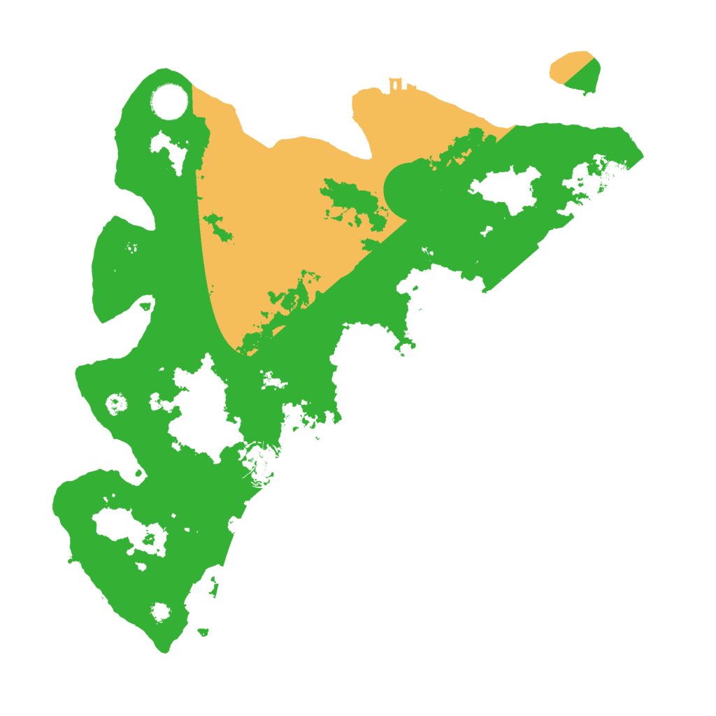 Biome Rust Map: Procedural Map, Size: 3500, Seed: 57625802