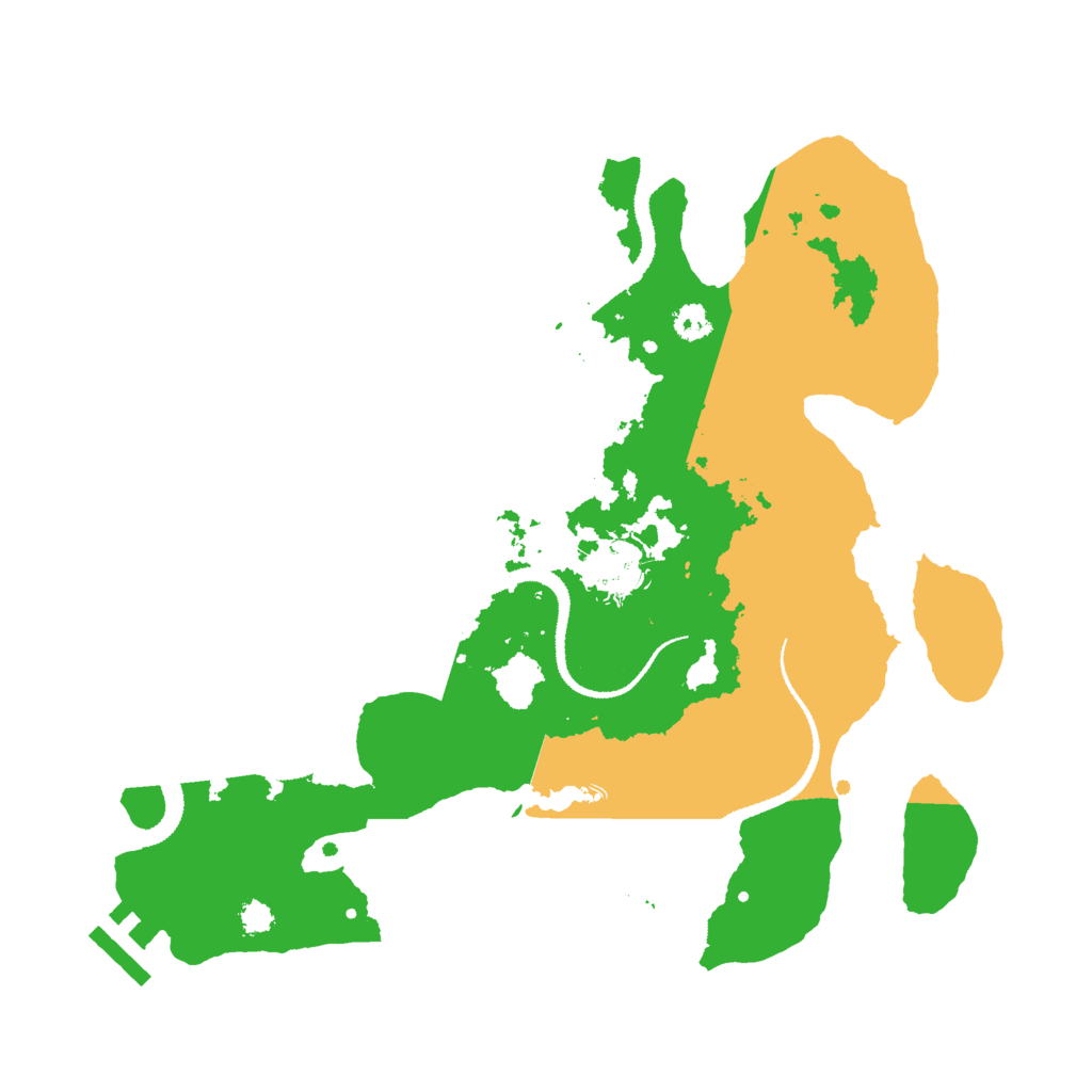 Biome Rust Map: Procedural Map, Size: 3000, Seed: 642738349