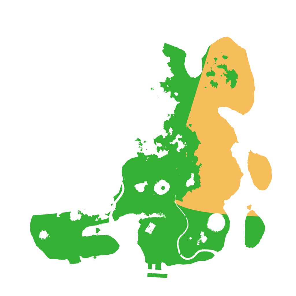 Biome Rust Map: Procedural Map, Size: 3000, Seed: 642738349