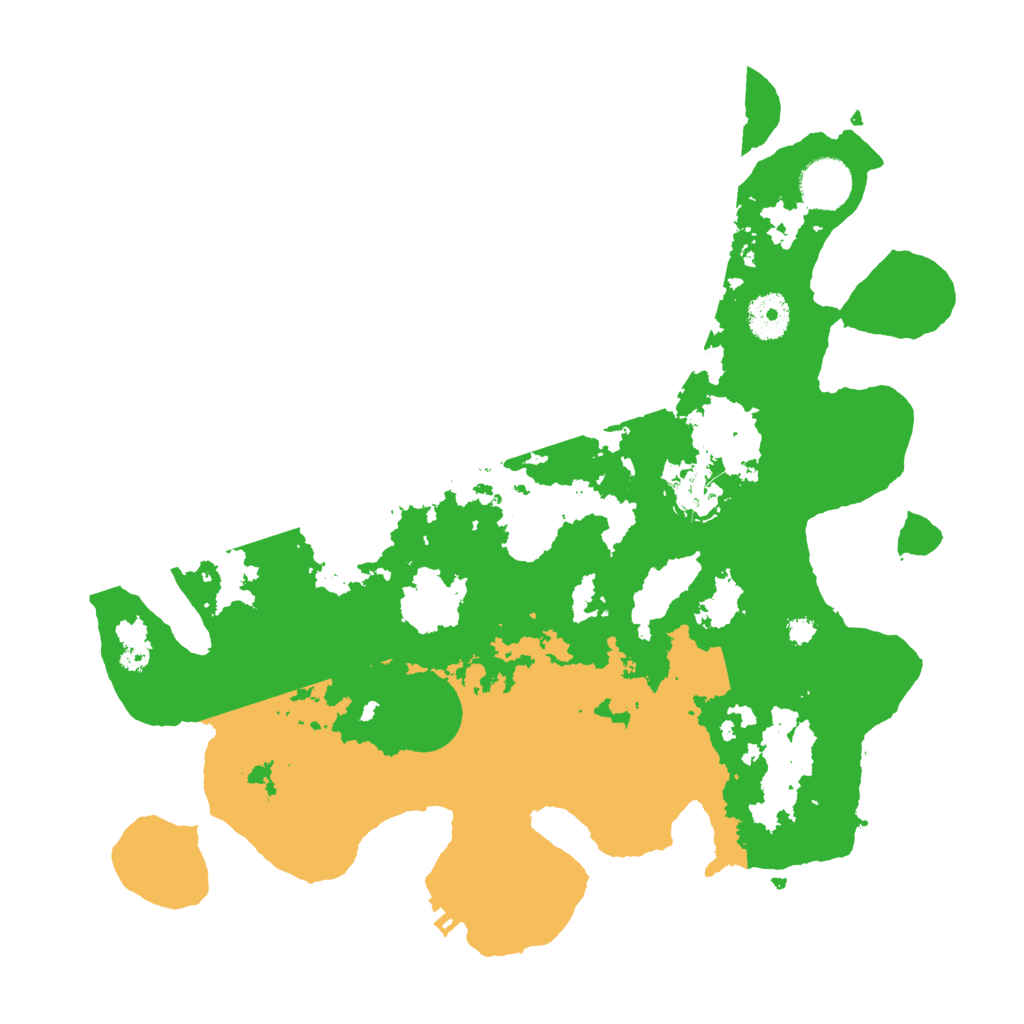 Biome Rust Map: Procedural Map, Size: 3500, Seed: 17250274