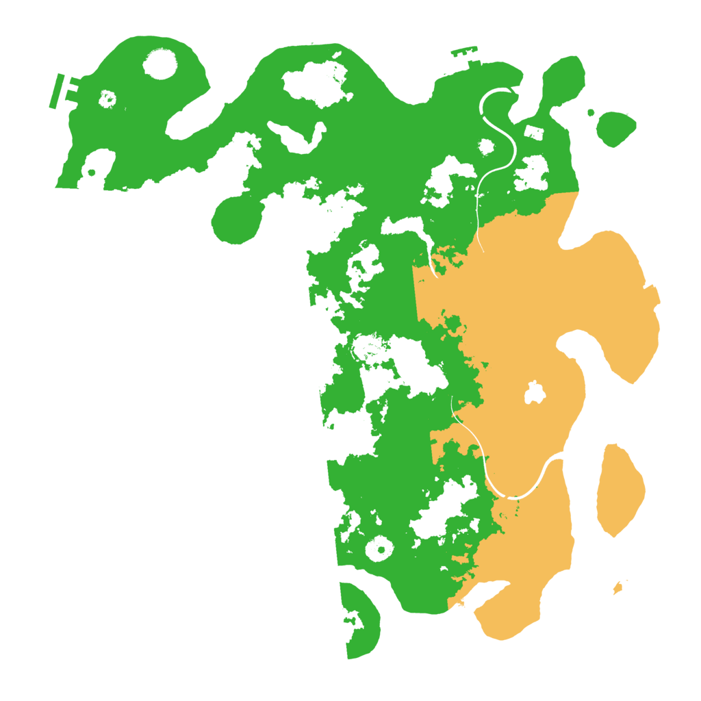 Biome Rust Map: Procedural Map, Size: 4000, Seed: 5753387