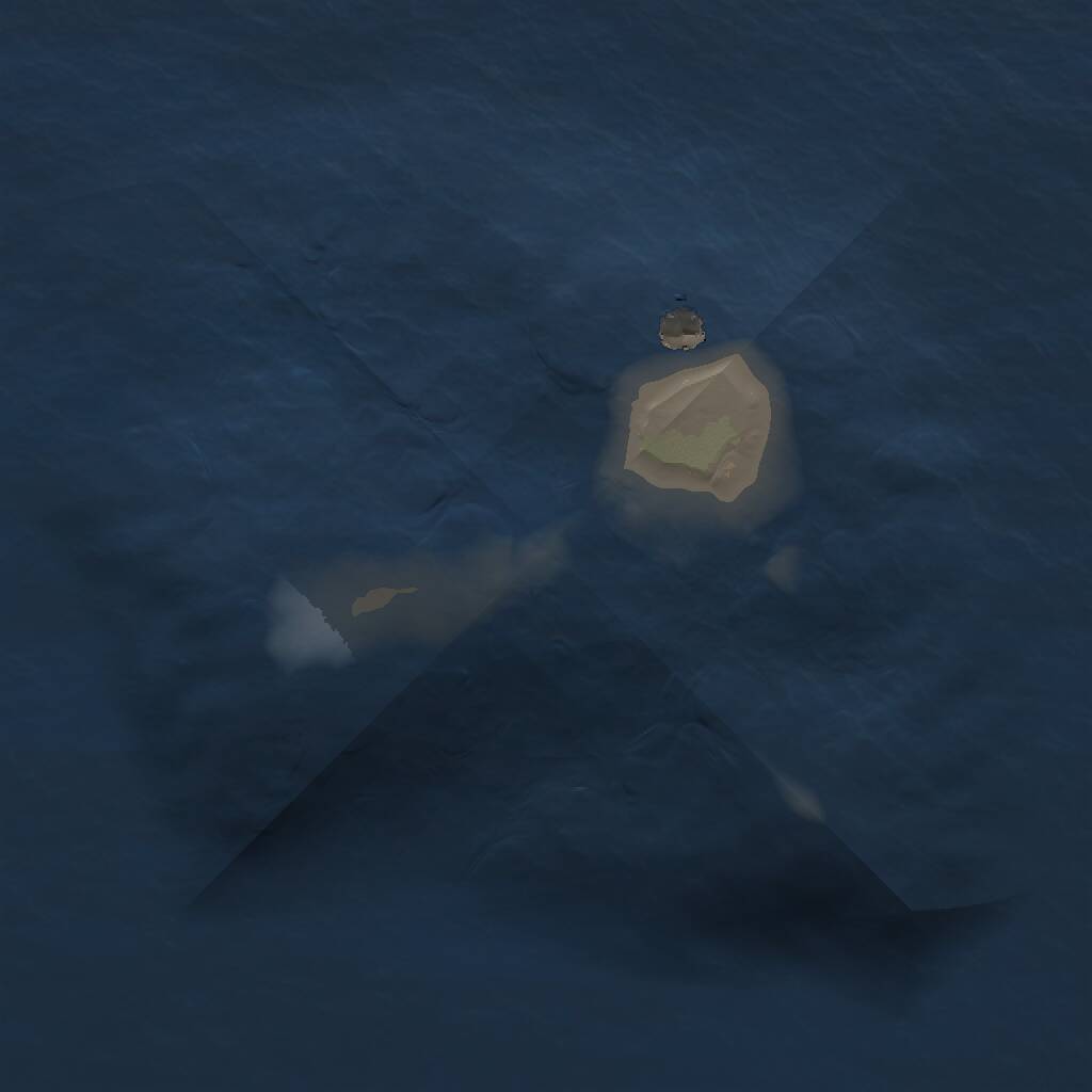 Rust Map: Procedural Map, Size: 1000, Seed: 189, 1 Monuments