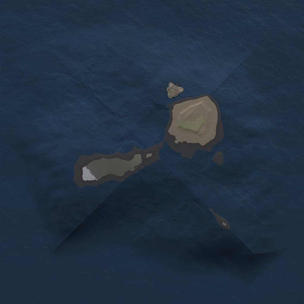 Rust Map: Procedural Map, Size: 1000, Seed: 189, 3 Monuments